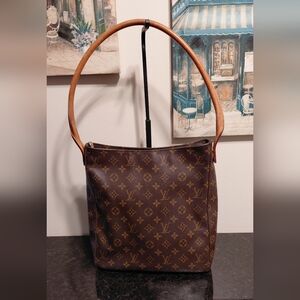 LOUIS VUITTON MONAGRAM LOOPING SHOULDER BAG VGC